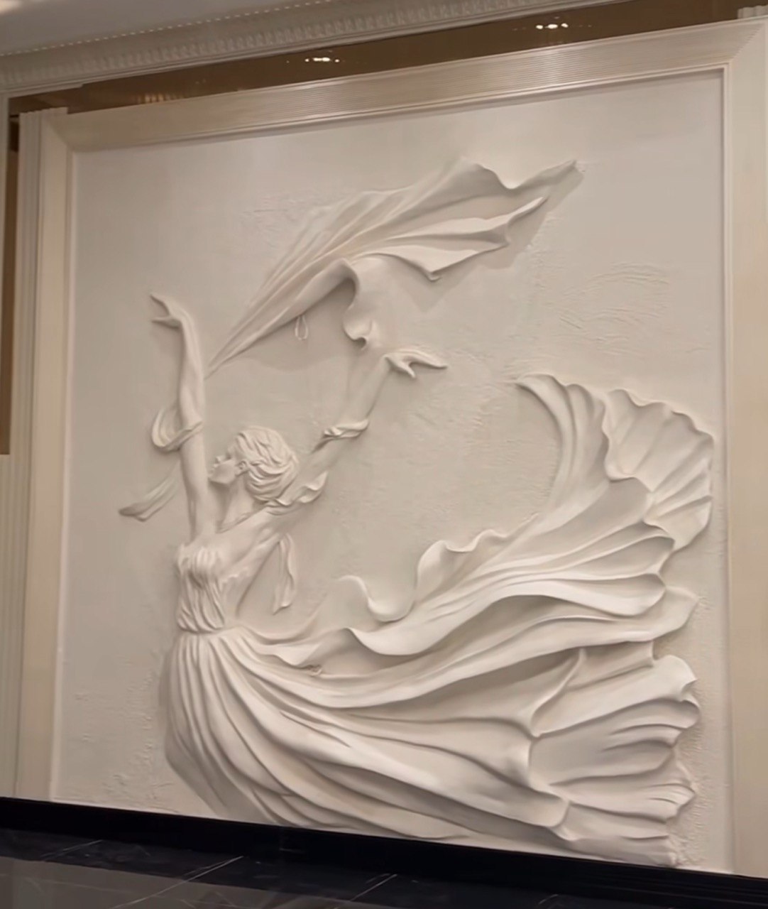 Human wall sculpture for Lobby