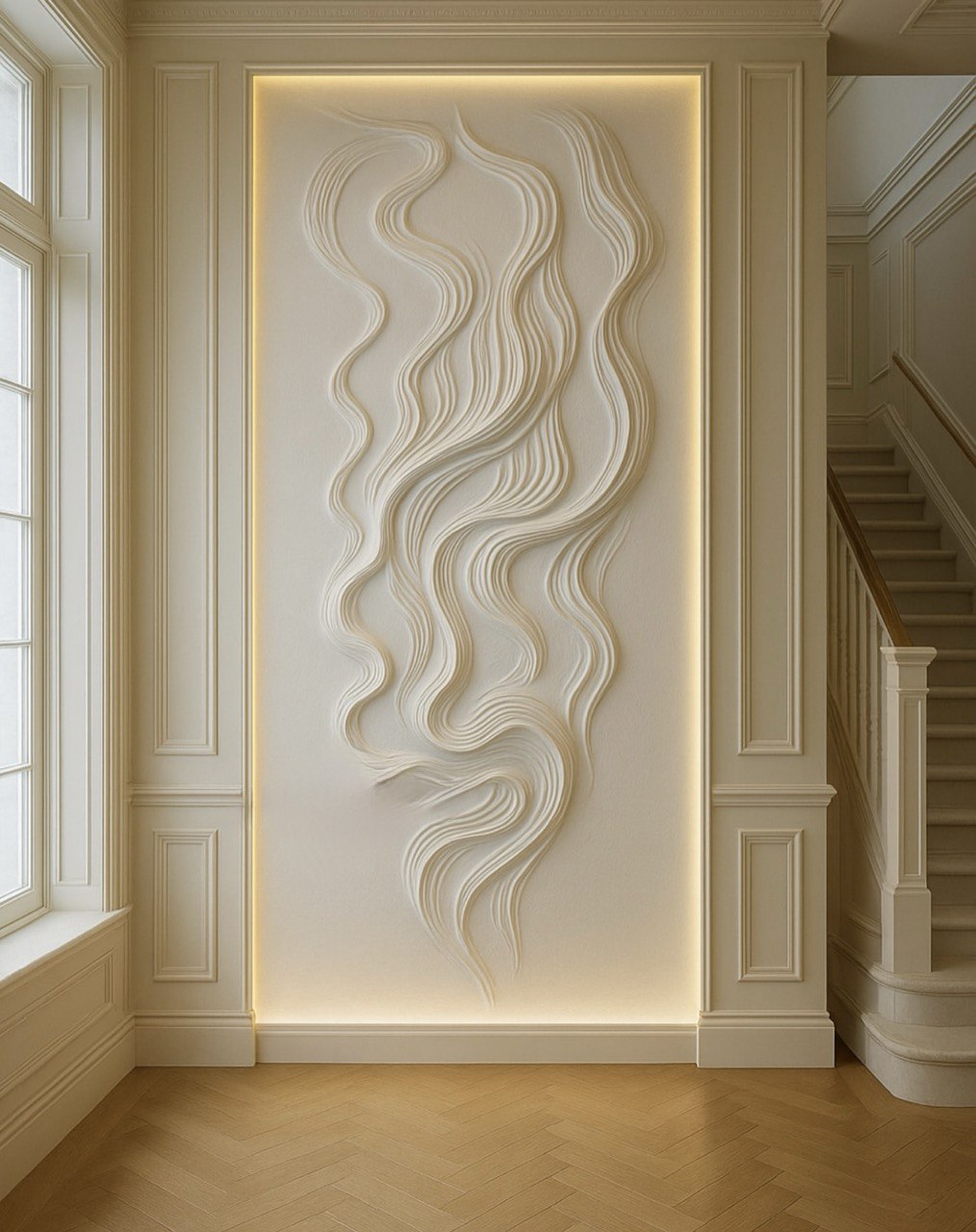 Modern Wall Relief for Entrance